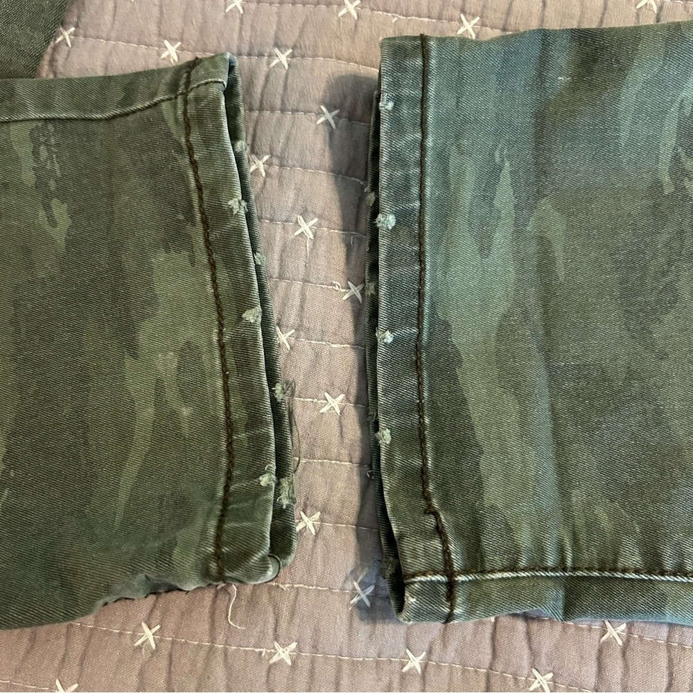 Arizona Jean Company Green Camo Jegging Pants 19 - Picture 4 of 8